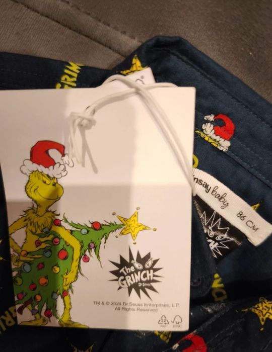 Nowa Świąteczna koszula Grinch rozmiar 86