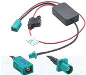 AMPLIFICADOR DE SINAL DE RADIO AM FM COM CONECTOR FAKRA II