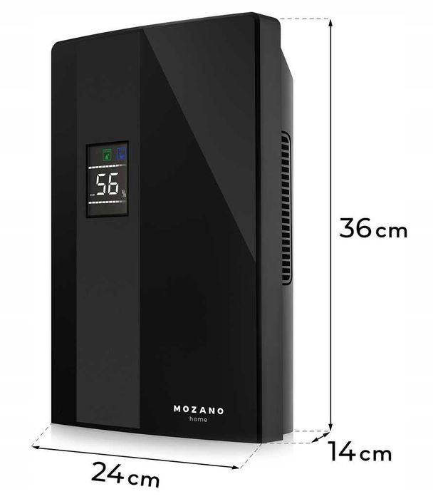 Duży OSUSZACZ POWIETRZA pochłaniacz wilgoci OCZYSZCZACZ cichy + pilot