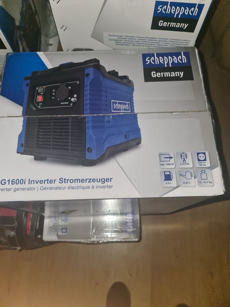 Генератор Інверторний 1 кВт Scheppach SG1600i