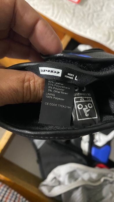 Luvas Spidi para motard novas
