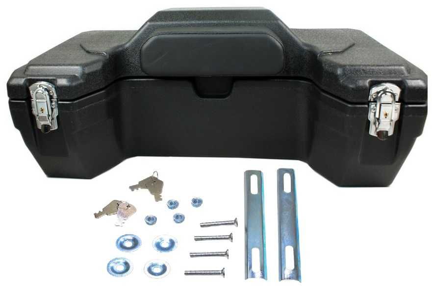Kufer box LXMOTO tył tylny 63L + OPARCIE/2x ZAMEK uniwersalny QUAD ATV