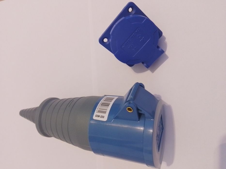 Вилка, розетка генератора 32А. 3х, 5х штекерна. 3pin, 5pin,32A, 16А.