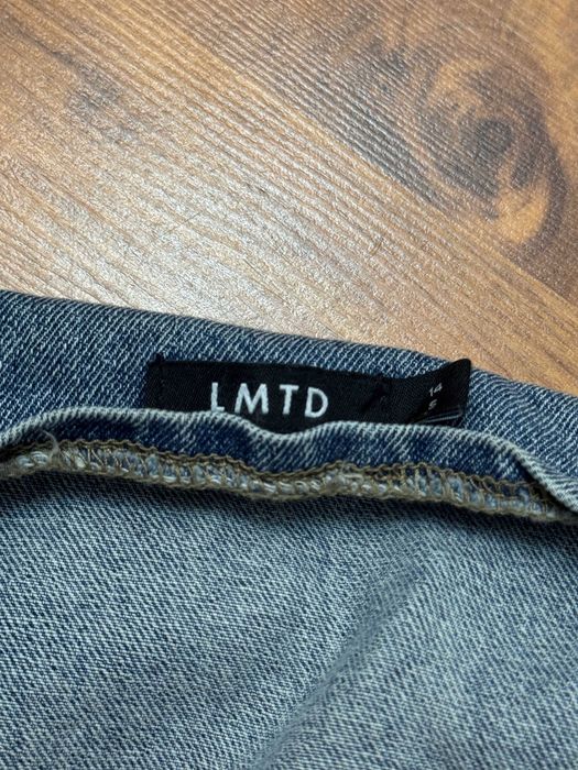 Ogrodniczki jeansowe krótkie na szelkach kombinezon krótki LMTD S 36