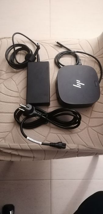 Dock Station HP USB-C G5 com transformador original 120w