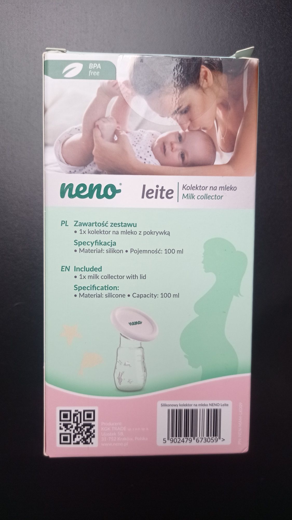 Kolektor na mleko muszla laktacyjna