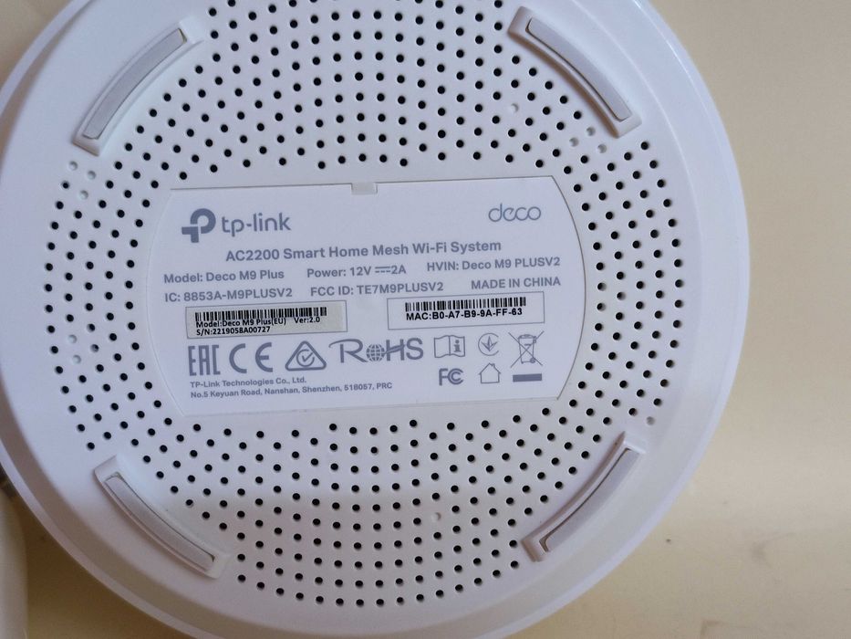 TP-Link Deco M9 Plus AC2200 Mesh Wi-Fi