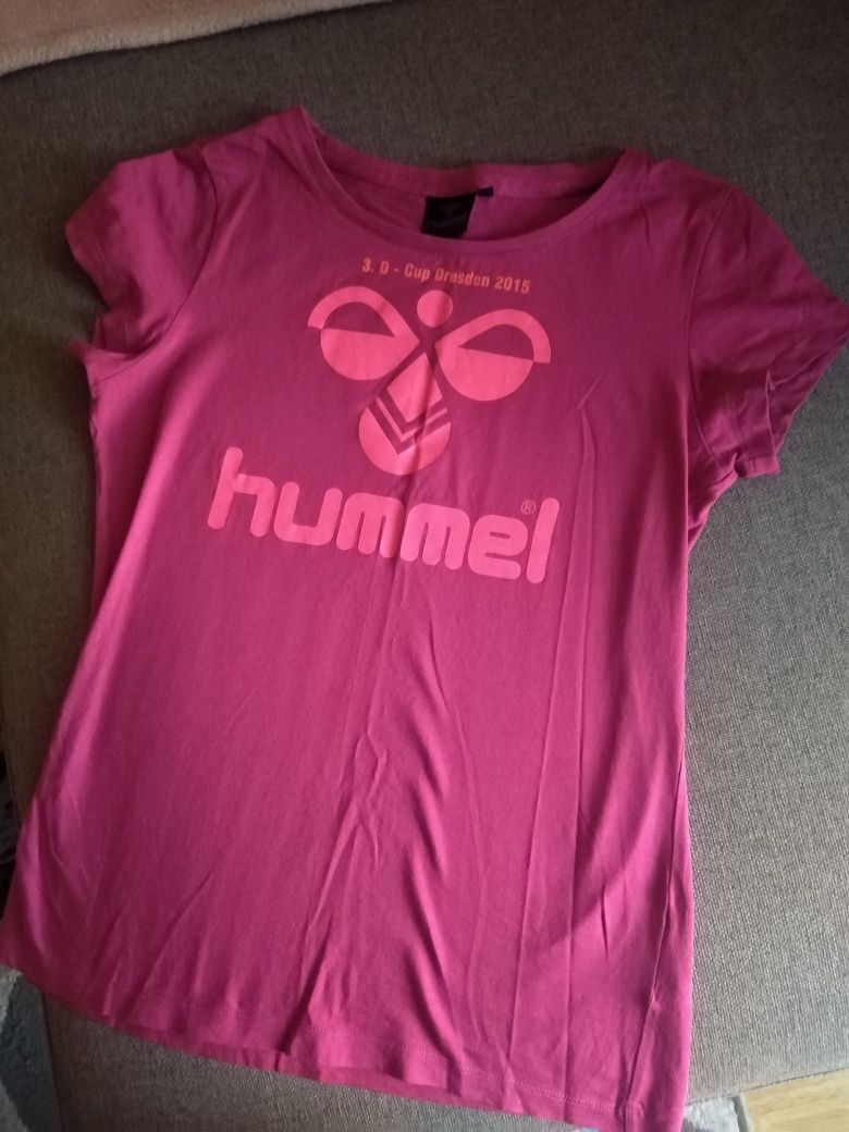 Bluzka Hummel XS różowa funkcja t-shirt