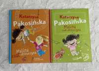 2 książki o przygodach Maliny K. Pakosińska