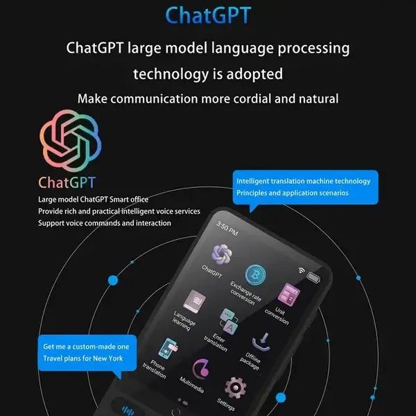 Перекладач Электронный переводчик Translator S85 ChatGPT, Нейронный пе