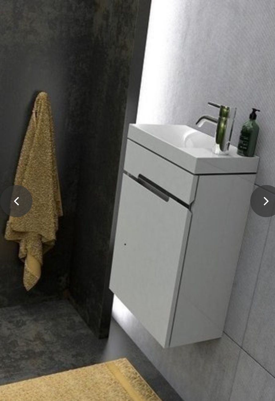 Zlew z szafka bez baterii