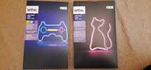 Neon led gamepad lethe usb lub kot do wyboru