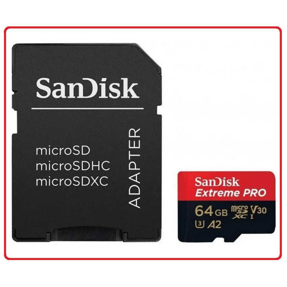 Карта памяти 64gb SanDisk Extreme PRO 64gb microSDXC 10 Класс