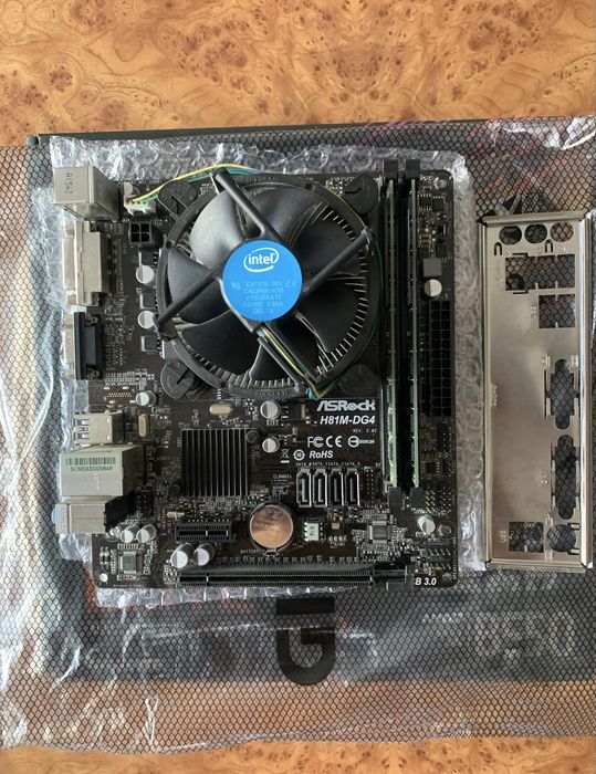 Комплект ASRock h81m-dg4+e3 1240-v3