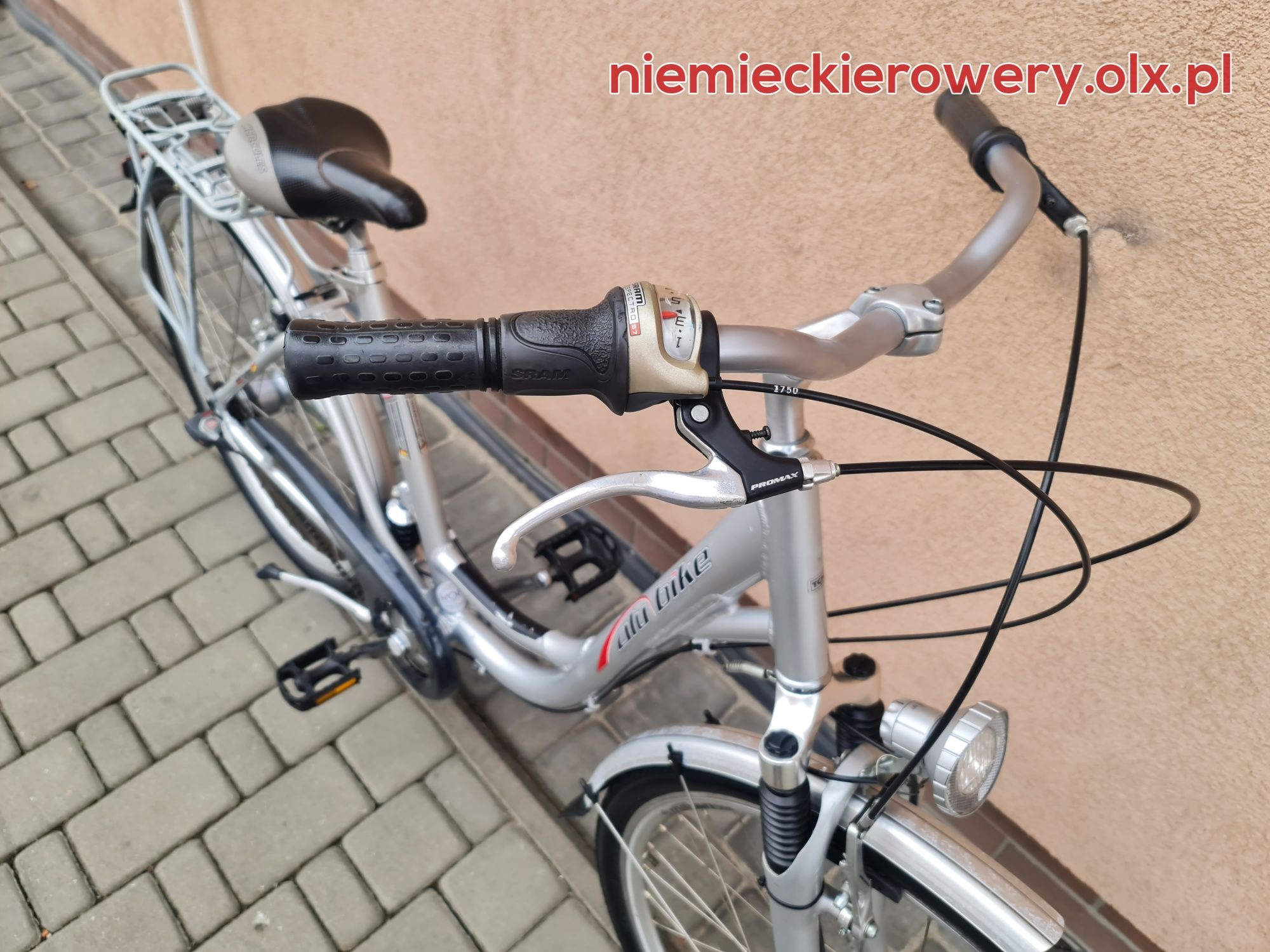 Rower damski miejski ALU BIKE koła 28 SHIMANO aluminium rabat WYSYŁKA