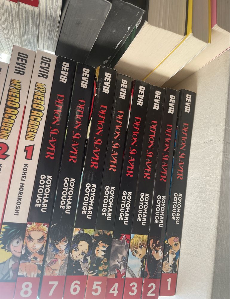 Coleção Demon Slayer, Volumes 1 a 8 (Português)