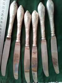Мельхиоровые ножи с напылением серии "Классик"(набор), периода СССР