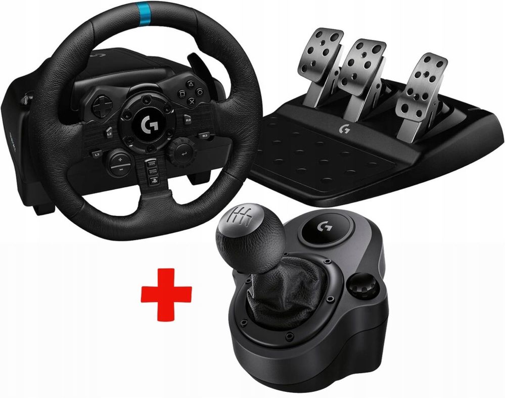 Руль, маніпулятор ігровий Logitech G923 + Shifter PS5/PS4/PC