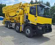 Renault GAMMA K430 8x4 Sermac 33m+ 9m3, pompogruszka, idealny stan, Dozór TDT  Volvo FMX pompa do betonu, CIFA, SERMAC, betonomieszarka, Putzmeister