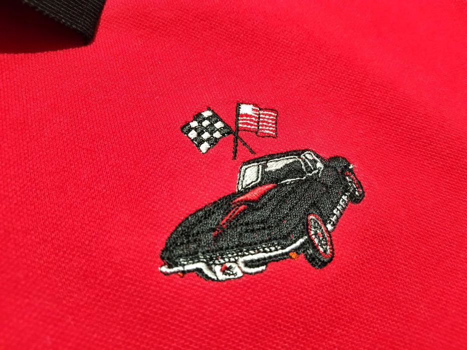 HANES USA - NOWA! z LOGO Koszulka Polo Męska rozmiar L