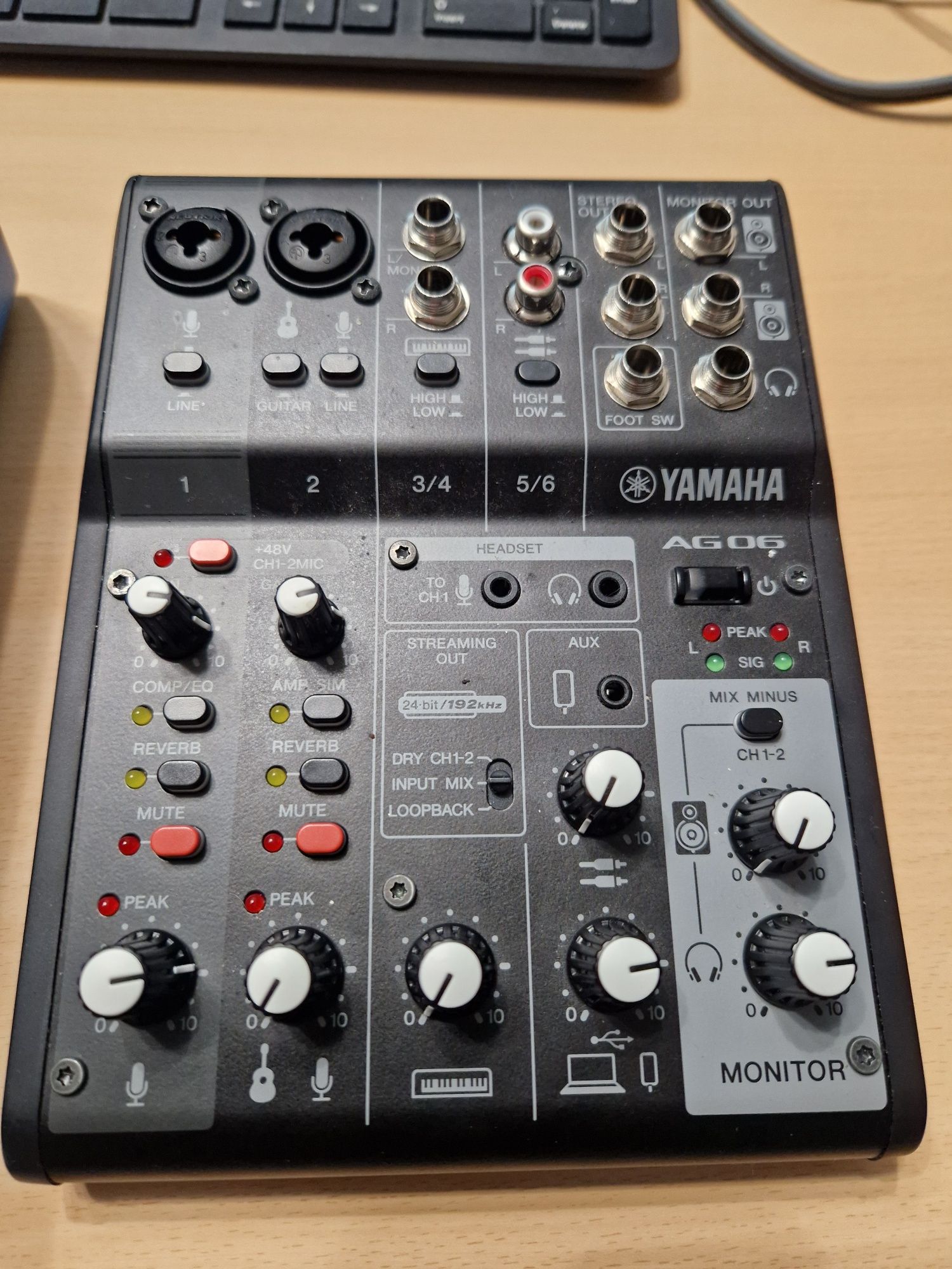 Mikser YAMAHA AG06 mk2 - na gwarancji, streaming