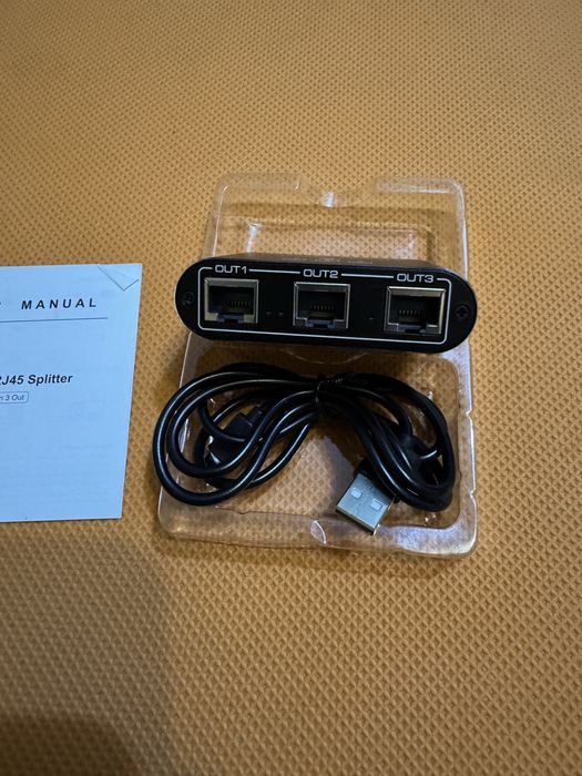 Розгалужувач локальної мережі VEDINDUST 1 на 3 1000mbps