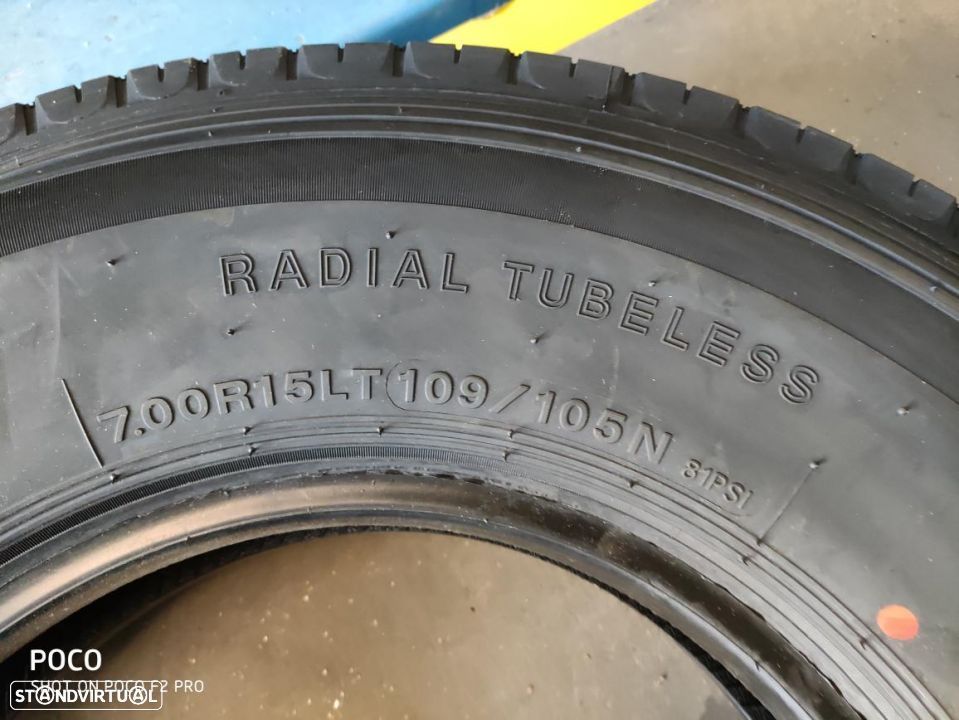 2 pneus 7.00/15 - roadex - oferta dos portes