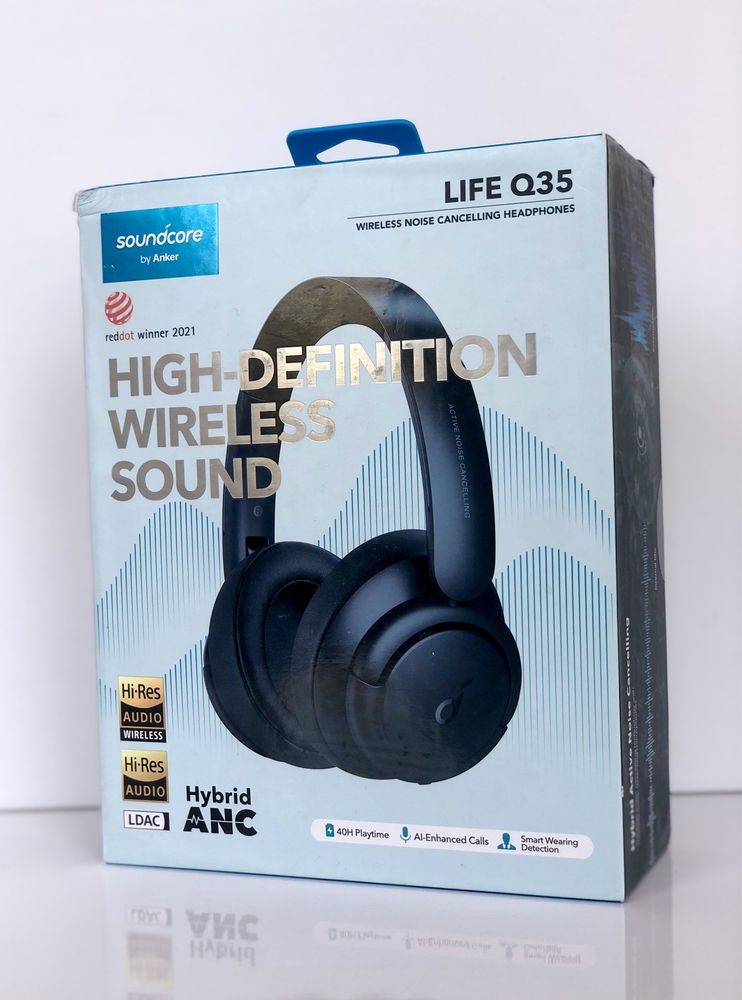Навушники Anker SoundCore Life Q35 (A3027) Сині