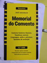 Livros resumos “Memorial do Convento”