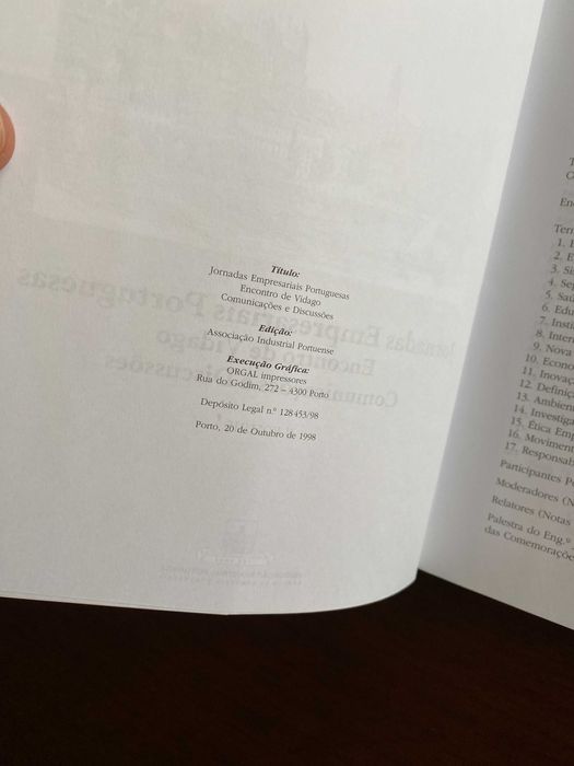 Jornadas Empresariais Portuguesas - Encontro de Vidago, da AEPortuense