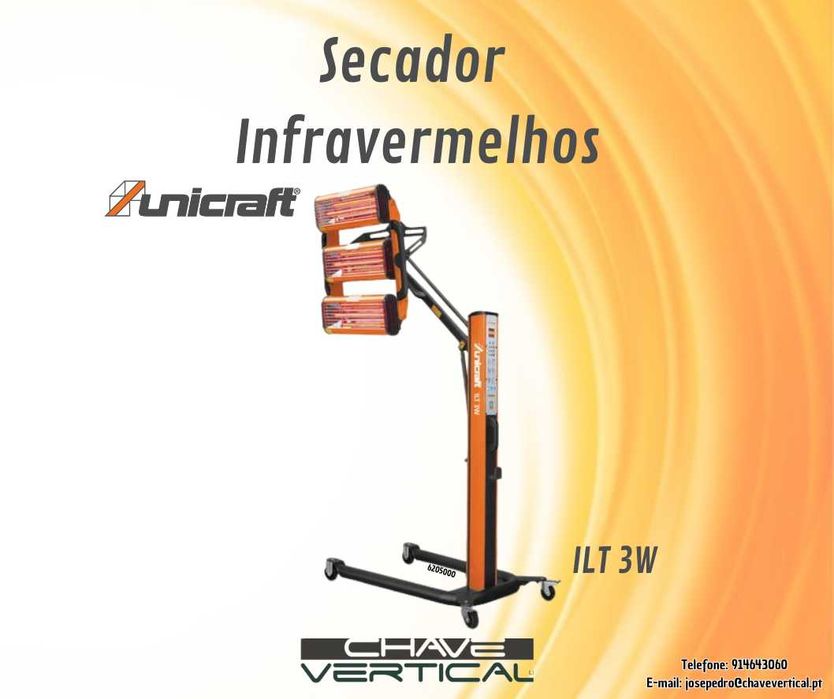 Secador Infravermelhos ILT 3W UNICRAFT  JR19