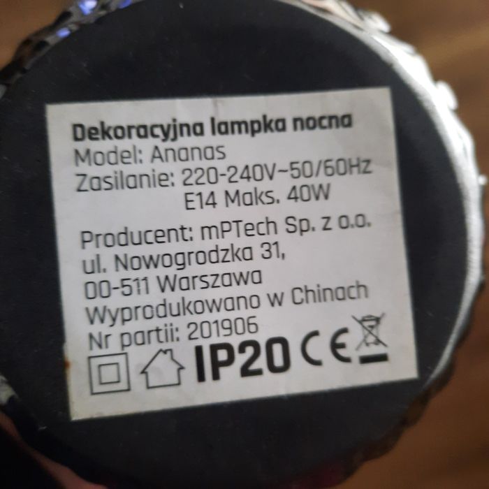 Lampa nocna do sypialni