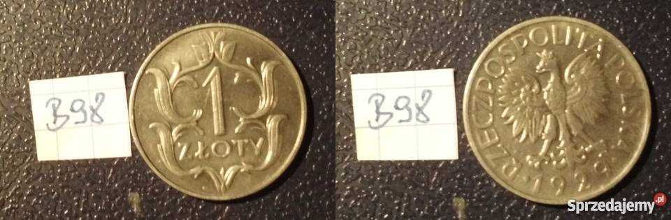 1 złoty 1929 - PIĘKNE !