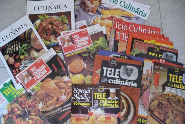 130 Revistas Tele Culinária e outras