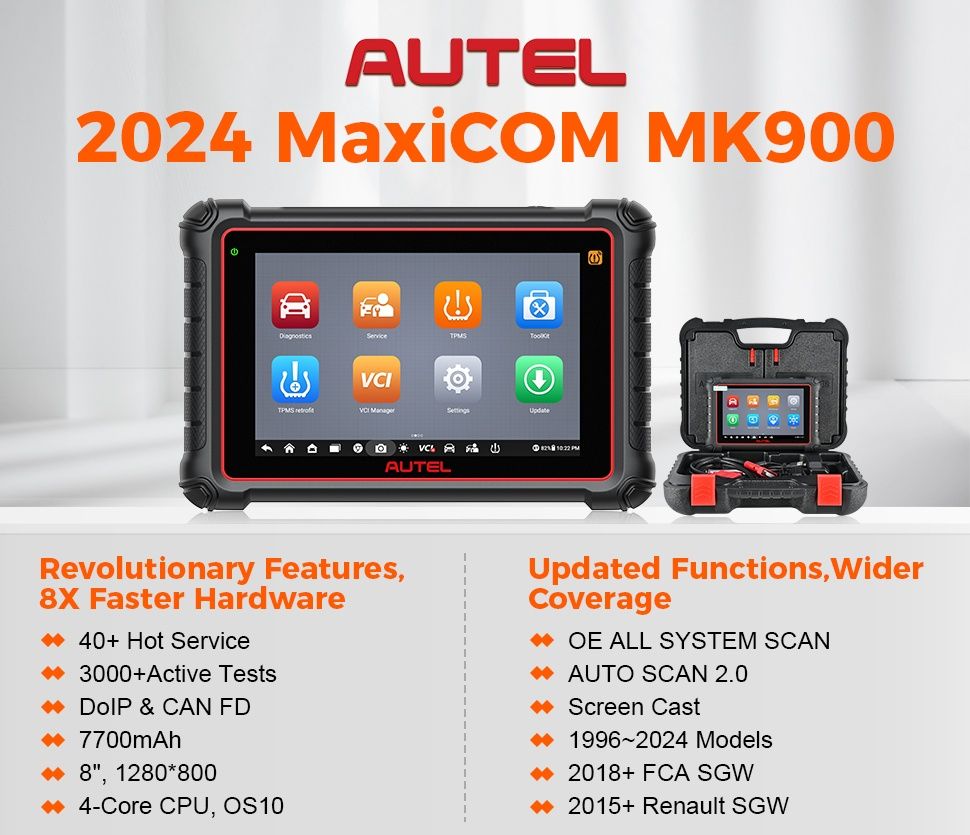 Nova Autel Maxipro MP900E profissional