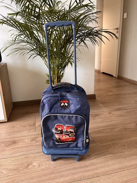 Plecak walizka na kółkach Zygzak McQueen
