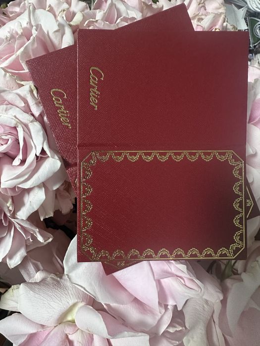 Cartier сертификаты новые