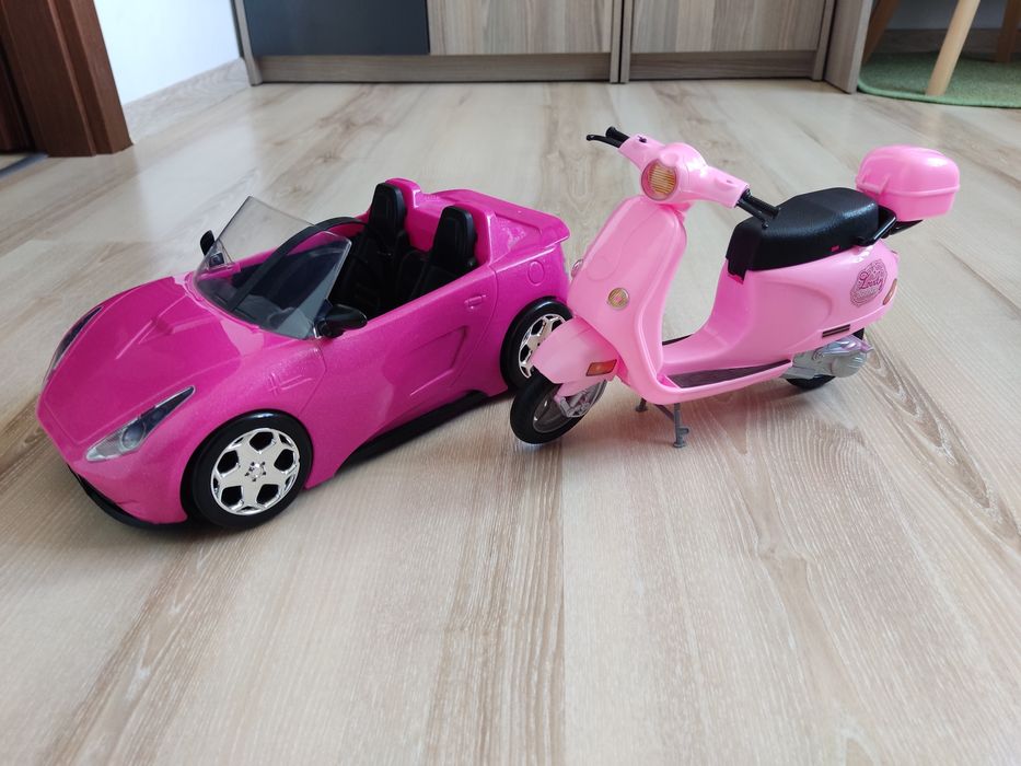 Auto i skuter dla lalek