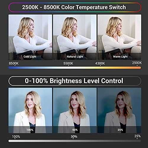 SmallRig 3157 M160 - Lampa LED RGB Video, 2500K-8500K, 12W