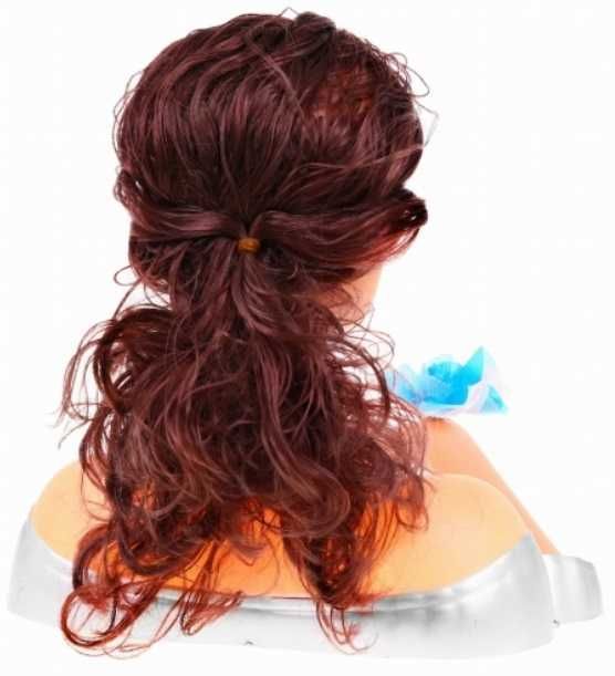 Lalka do czesania głowa do stylizacji włosów 8830 Dark