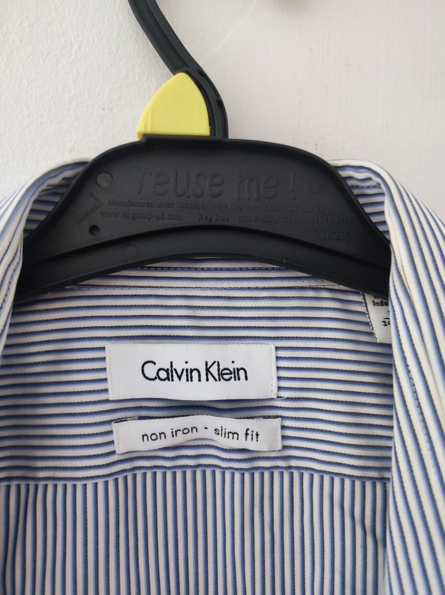Koszula Calvin klein slim fit roz 16