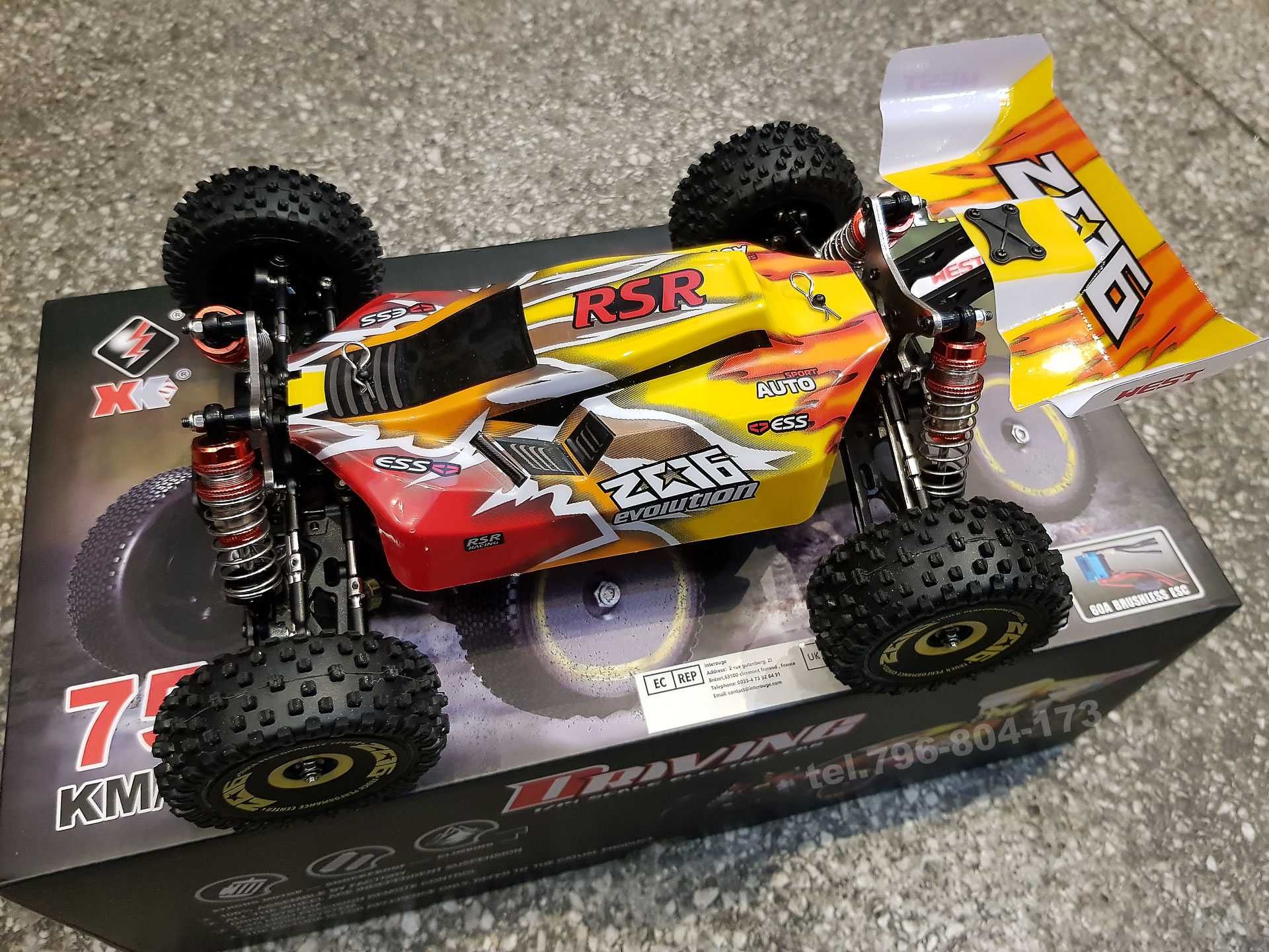 Bezszczotkowy Off-road Buggy 4WD 2.4GHz 1:14 70km/h WLTOYS 144010