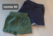 Komplet-Spodenki chłopięce rozmiar 80 na gumce