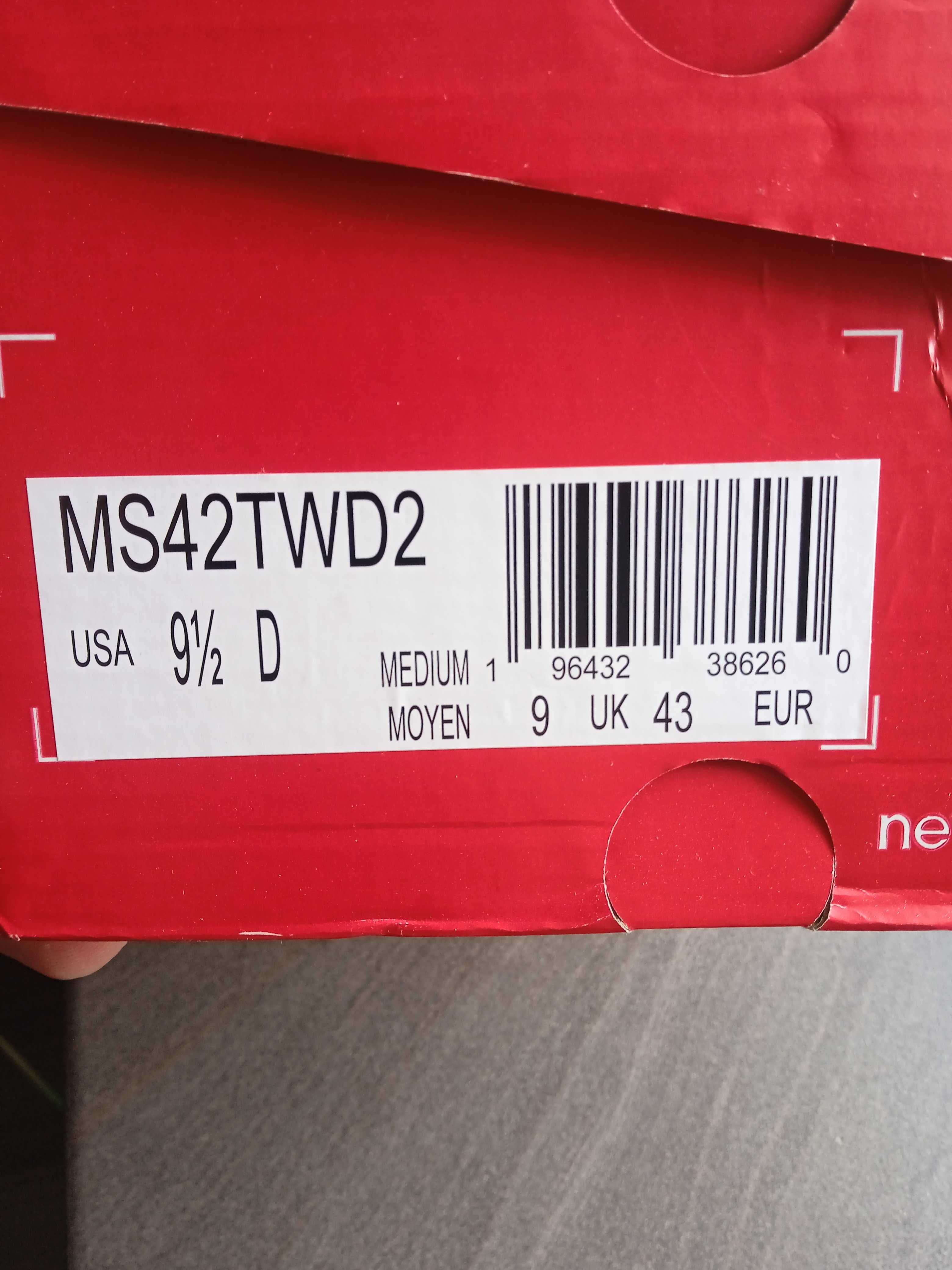 Turfy męskie New Balance MS42TWD2 – białe 43