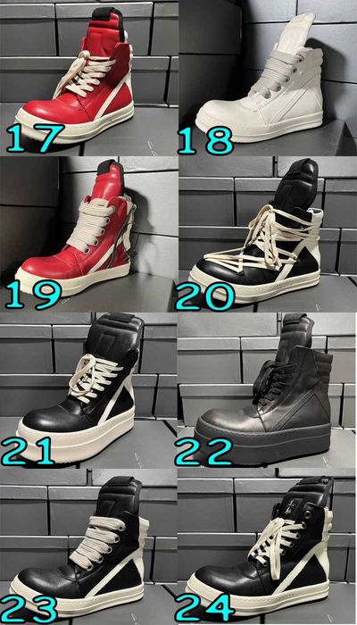 КРАЩА ЯКІСТЬ‼️ Кросівки Rick Owens/рик овенс/Chrome Hearts Geobasket