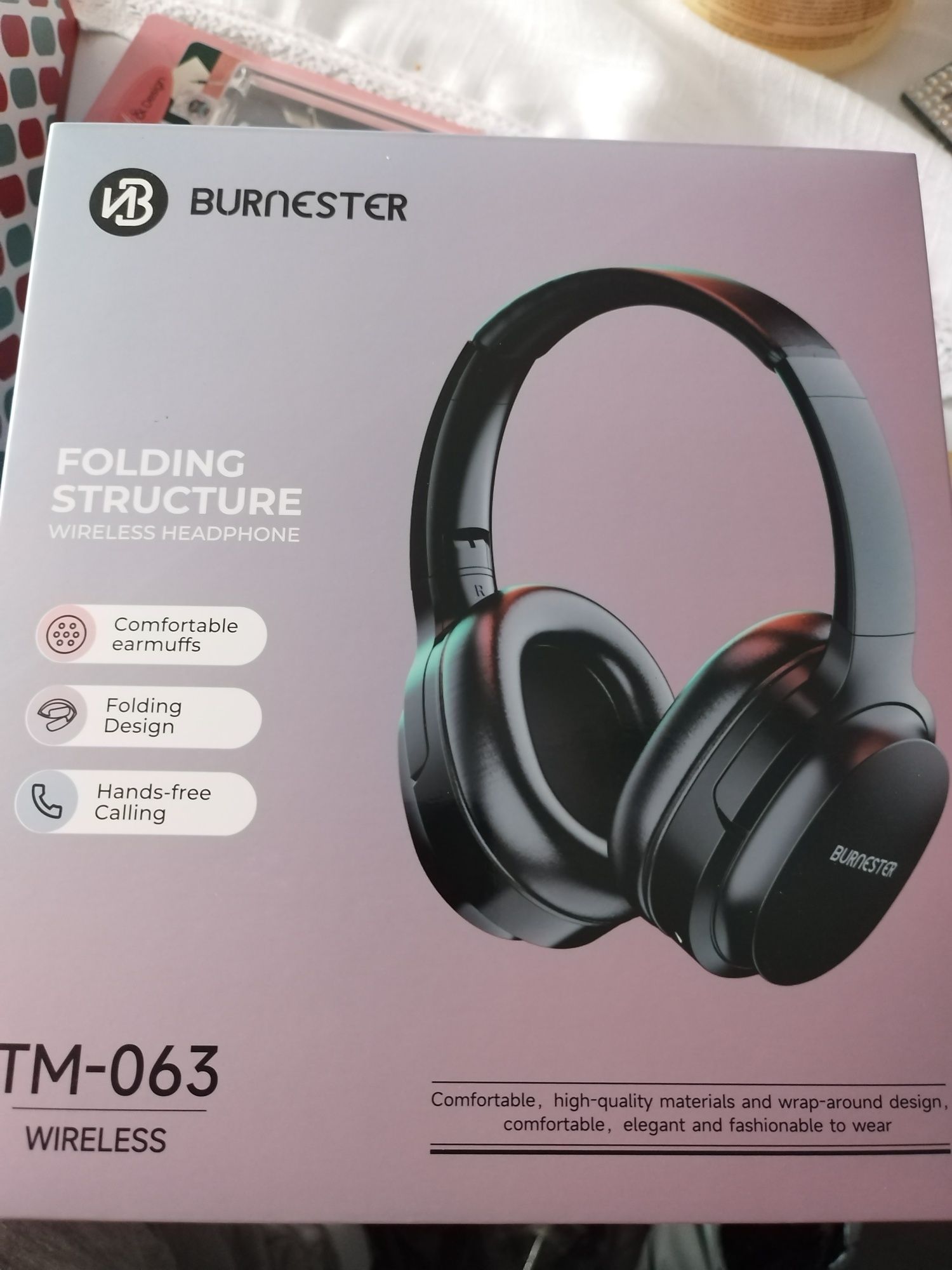 Nowe bezprzewodowe słuchawki Burnester tm-063