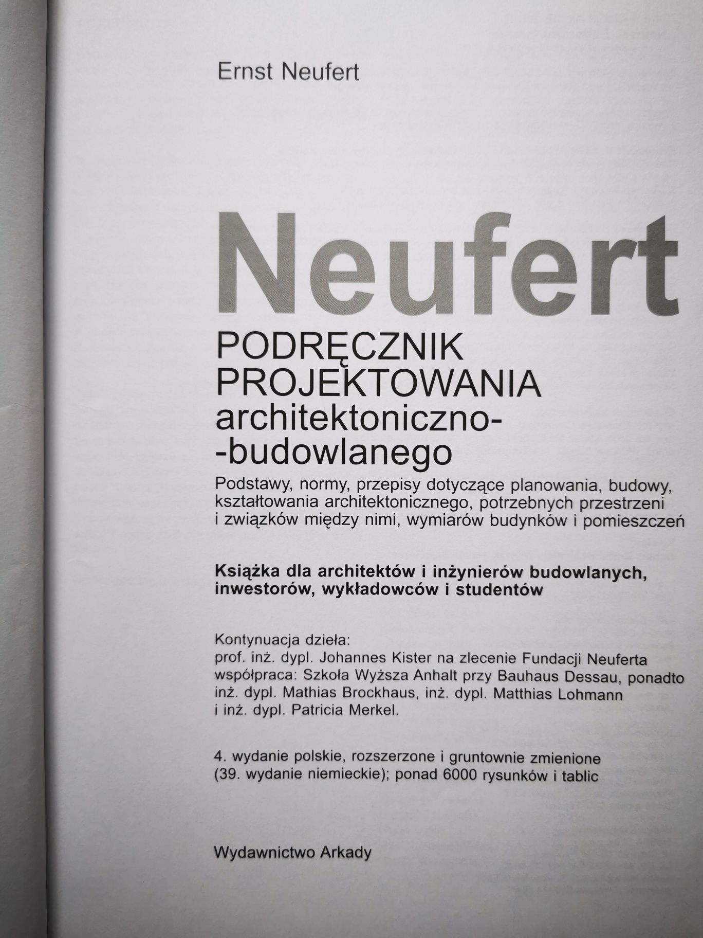 Neufert – Podręcznik projektowania architektoniczno‑budowlanego