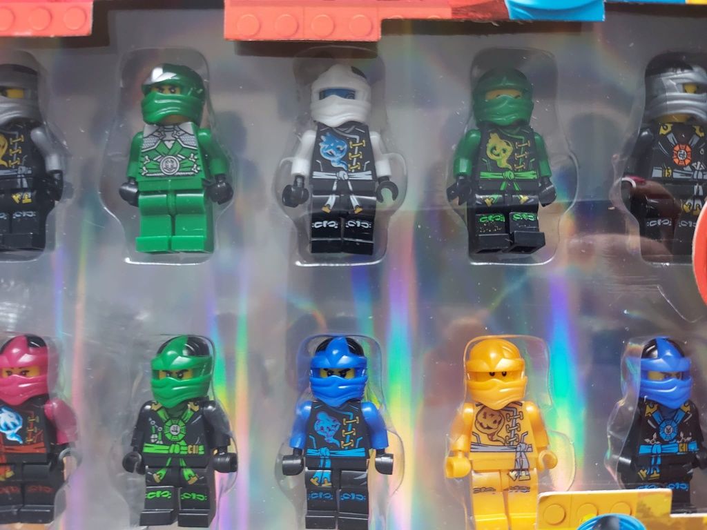 Zestaw FIGUREK NINJAGO LUDZIKI 12 szt Klocki Pasują do LEGO Nowe