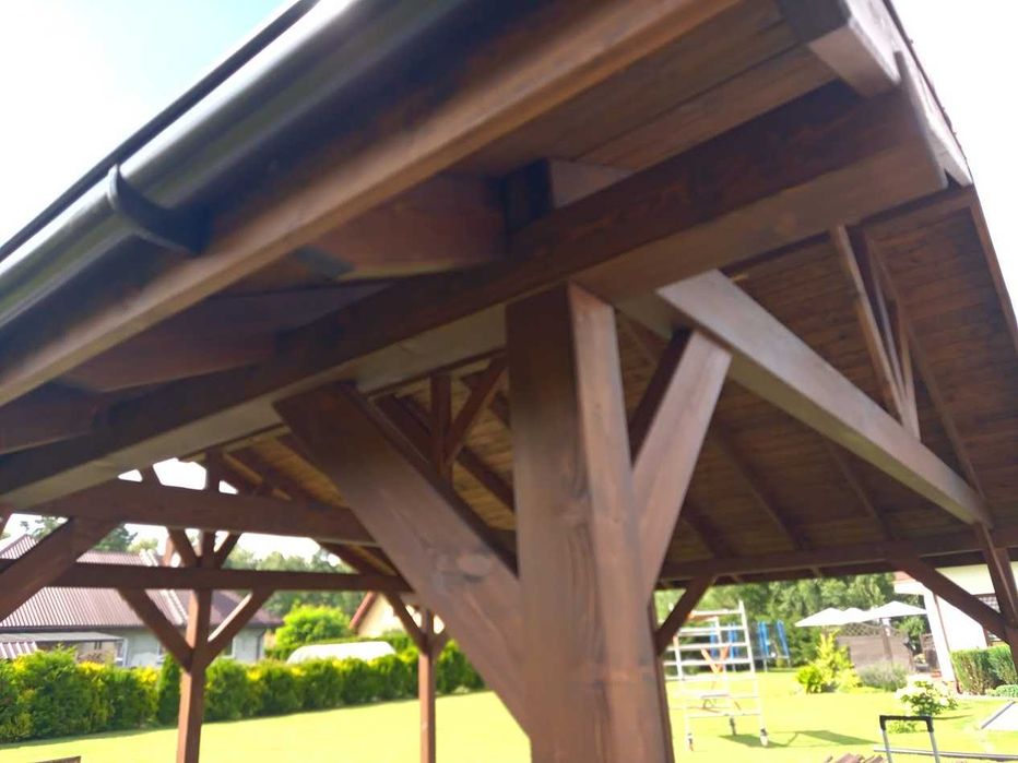 Wiata samochodowa 6x6m. Cena z montażem