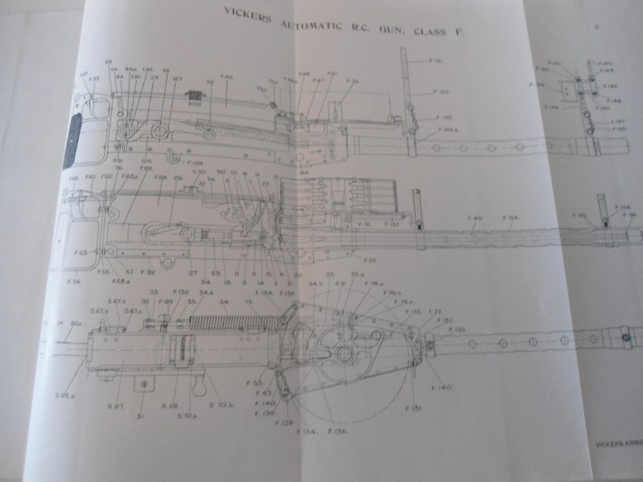 Manual de Instruções da Vickers Automatic RC Gun, Class F (1931/1932)